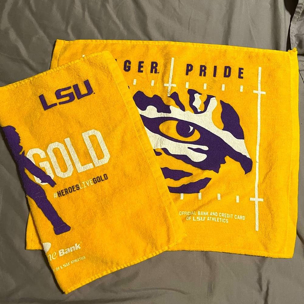LSU Tigers 🐯 Football Hand Towels - pair